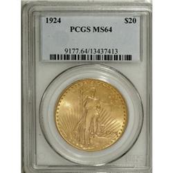 1924 $20 MS64 PCGS