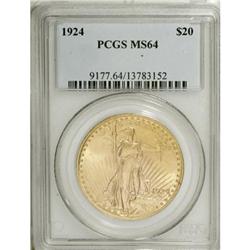 1924 $20 MS64 PCGS