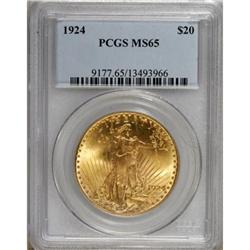 1924 $20 MS65 PCGS
