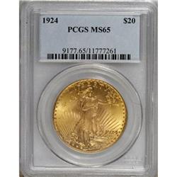 1924 $20 MS65 PCGS