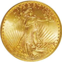 1924 $20 MS65 PCGS