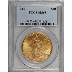 1924 $20 MS65 PCGS