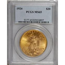 1924 $20 MS65 PCGS