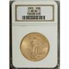 Image 1 : 1925 $20 MS62 NGC