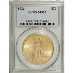 1926 $20 MS63 PCGS