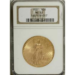 1927 $20 MS63 NGC