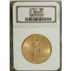 Image 1 : 1927 $20 MS63 NGC