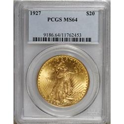 1927 $20 MS64 PCGS