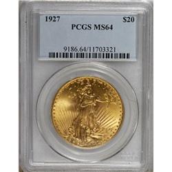 1927 $20 MS64 PCGS