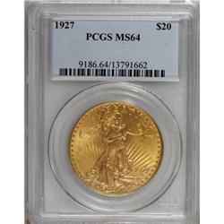 1927 $20 MS64 PCGS