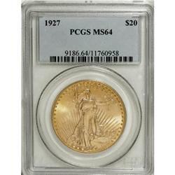 1927 $20 MS64 PCGS