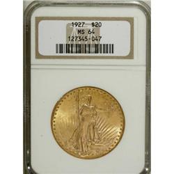 1927 $20 MS64 NGC