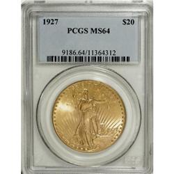 1927 $20 MS64 PCGS