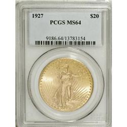 1927 $20 MS64 PCGS