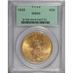 1928 $20 MS64 PCGS