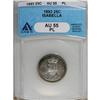 Image 1 : 1893 25C Isabella Prooflike AU55 ANACS