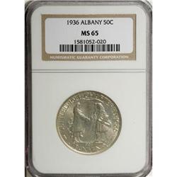 1936 50C Albany MS65 NGC