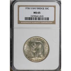 1936-S 50C Bay Bridge MS65 NGC