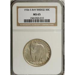 1936-S 50C Bay Bridge MS65 NGC