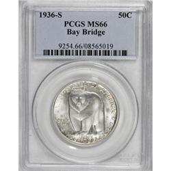 1936-S 50C Bay Bridge MS66 PCGS