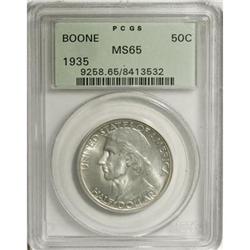 1935 50C Boone MS65 PCGS