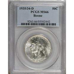 1935/34-D 50C Boone MS66 PCGS