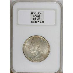 1936 50C Boone MS65 NGC