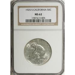 1925-S 50C California MS62 NGC