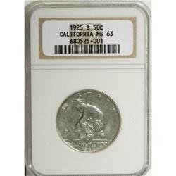 1925-S 50C California MS63 NGC