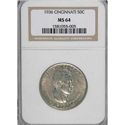 1936 50C Cincinnati MS64 NGC