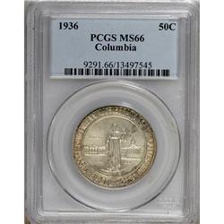 1936 50C Columbia MS66 PCGS