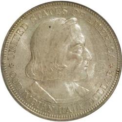 1892 50C Columbian MS65 PCGS