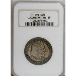 1893 50C Columbian MS65 NGC