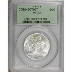 1935 50C Connecticut MS63 PCGS