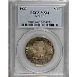 1922 50C Grant no Star MS64 PCGS