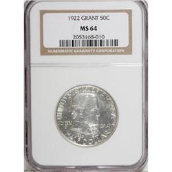 1922 50C Grant no Star MS64 NGC