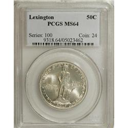 1925 50C Lexington MS64 PCGS