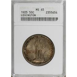 1925 50C Lexington MS65 ANACS