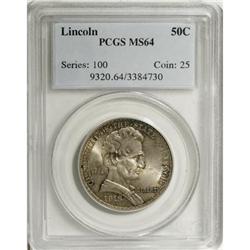 1918 50C Lincoln MS64 PCGS
