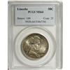 Image 1 : 1918 50C Lincoln MS64 PCGS