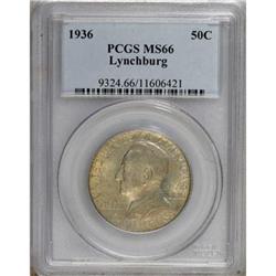 1936 50C Lynchburg MS66 PCGS