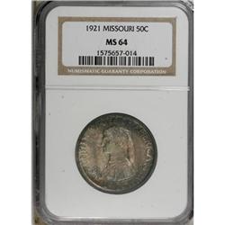 1921 50C Missouri MS64 NGC