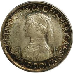 1921 50C Missouri MS65 PCGS