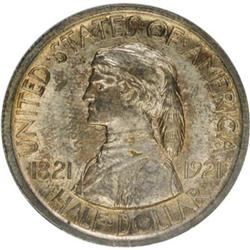 1921 50C Missouri 2x4 MS61 ANACS