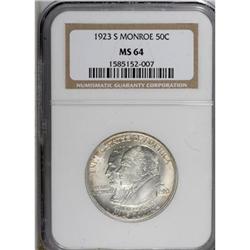 1923-S 50C Monroe MS64 NGC
