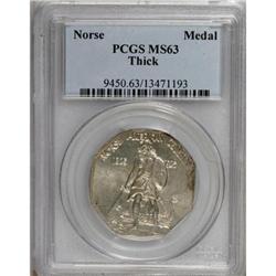 1925 Medal Norse Thick Planchet MS63 PCGS