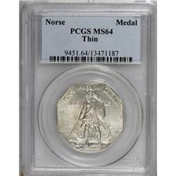 1925 Medal Norse Thin Planchet MS64 PCGS