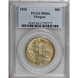 1926 50C Oregon MS66 PCGS
