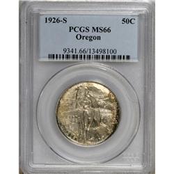 1926-S 50C Oregon MS66 PCGS