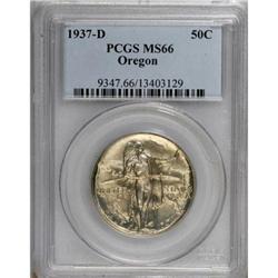 1937-D 50C Oregon MS66 PCGS